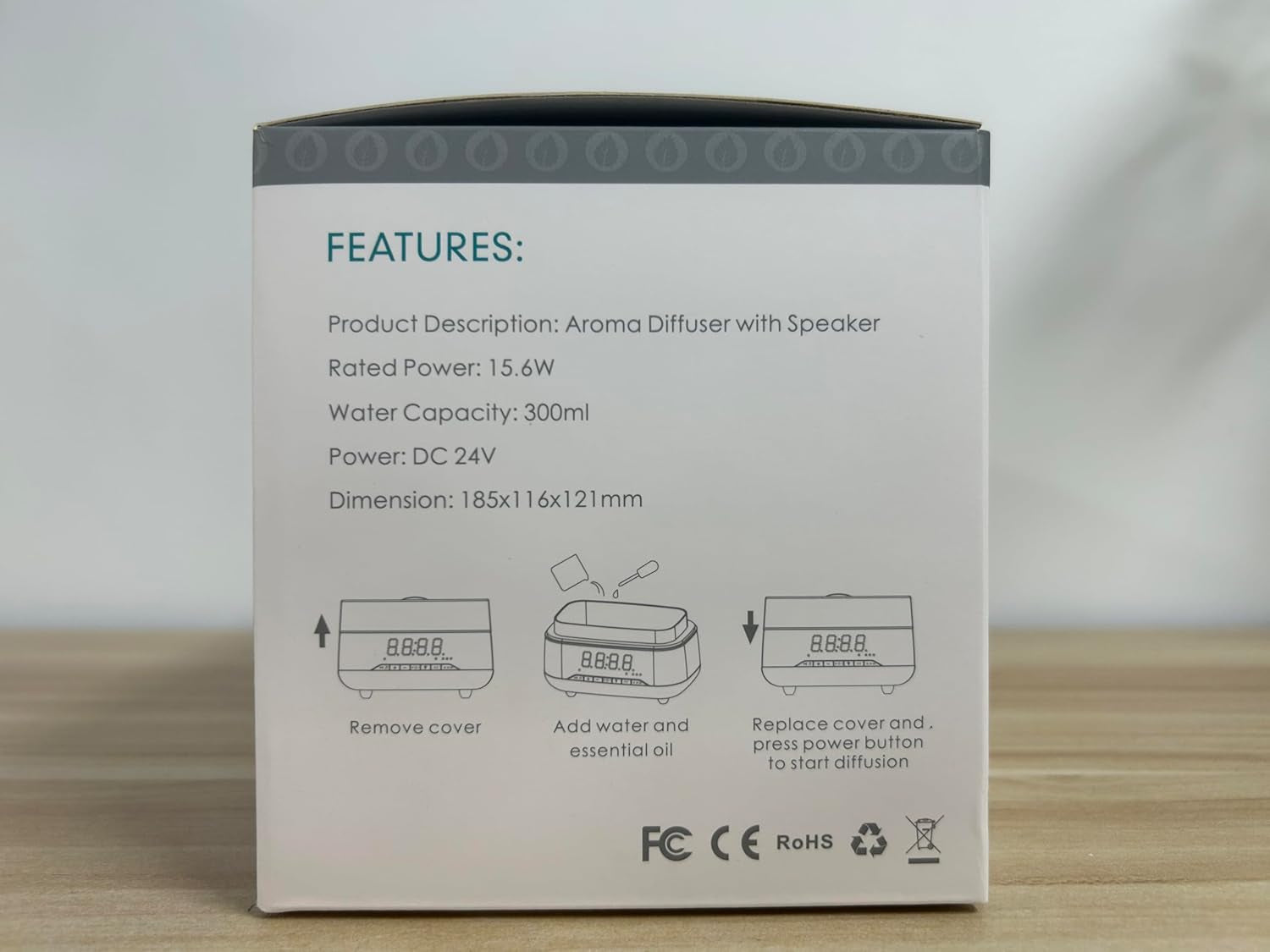 AromiTime™ – 3-in-1 Essential Oil Diffuser & LED Clock